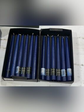 ROOT 9" Dipped Taper Candle Abyss Box of 12 Premium Beeswax Candles